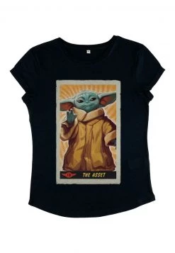 Henry Tiger STAR WARS: THE MANDALORIAN - THE ASSET POSTER - T-Shirt Print - Navy Blue | Damen -Günstiges Henry Tiger Geschäft eaeaebf047b047a3ad1d7097862f6877