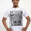 Henry Tiger MARVEL GUARDIANS OF THE GALAXY 2 - GROOT BOLDEN - T-Shirt Print - White | Unisex