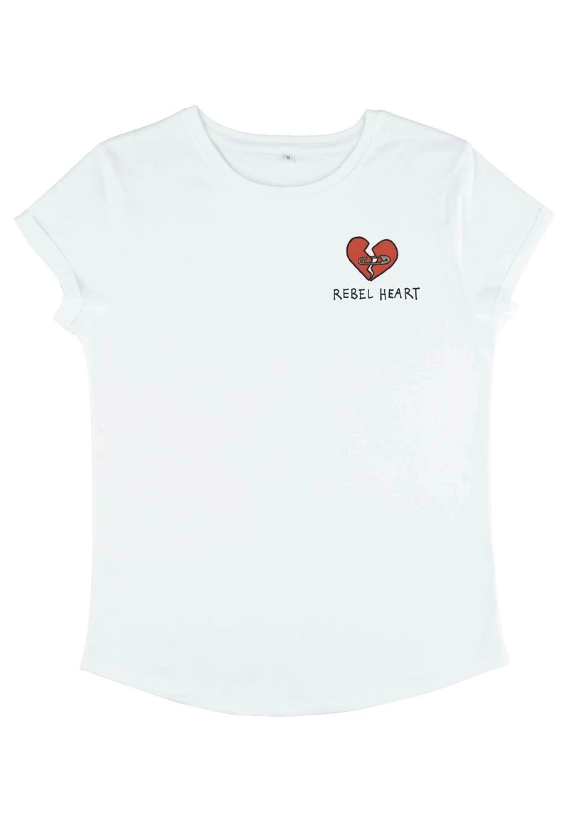 Henry Tiger Damen DISNEY CLASSICS REBEL HEART - T-Shirt Print - White 2 Henry Tiger Damen DISNEY CLASSICS REBEL HEART - T-Shirt Print - White – Bild 2