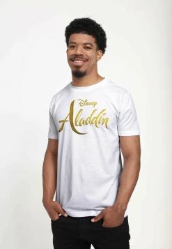 Henry Tiger Unisex DISNEY ALADDIN: LIVE ACTION - ALADDIN LIVE ACTION LOGO - T-Shirt Print - White -Günstiges Henry Tiger Geschäft eba6aa15d349454395b9032da0d53c18