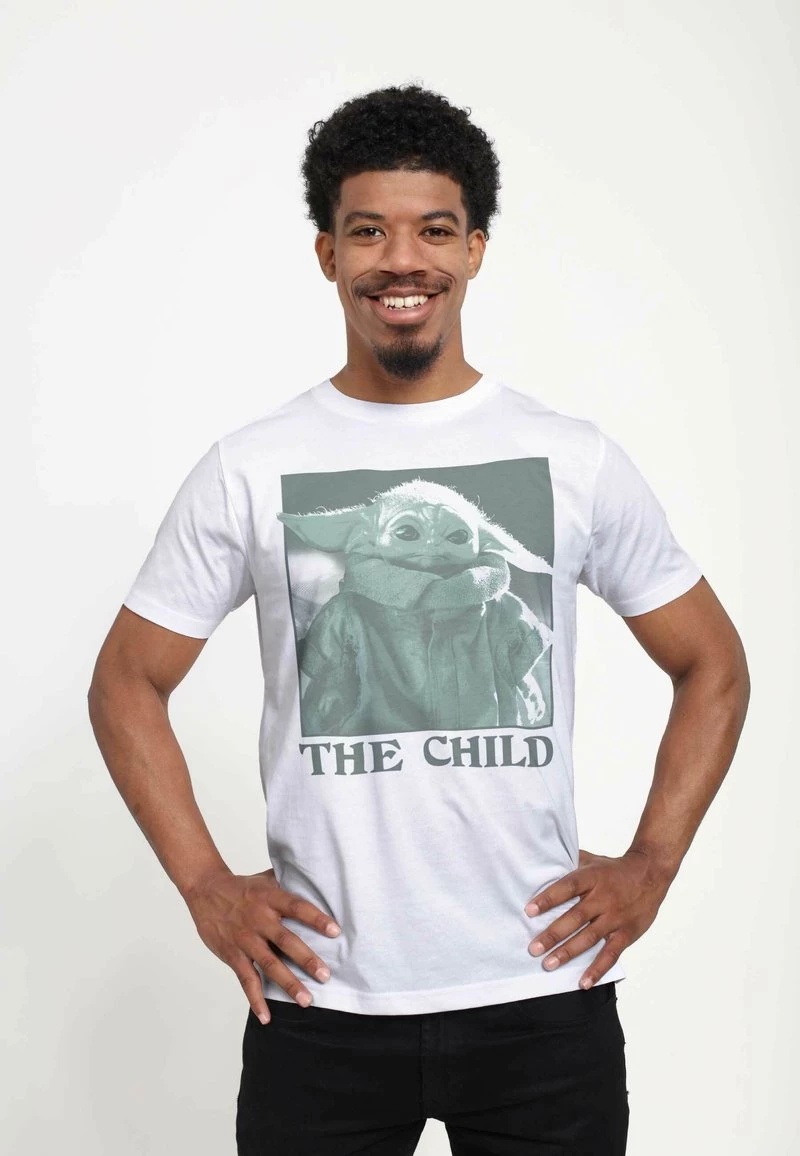 Henry Tiger Unisex STAR WARS: THE MANDALORIAN - THE CHILD MONOCHROME - T-Shirt Print - White 3 Henry Tiger Unisex STAR WARS: THE MANDALORIAN - THE CHILD MONOCHROME - T-Shirt Print - White – Bild 3