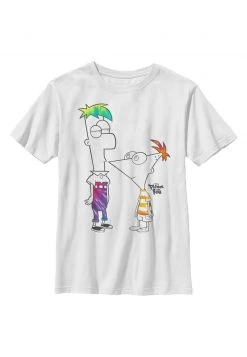 Henry Tiger Unisex DISNEY CLASSICS TIE DYE - T-Shirt Print - White