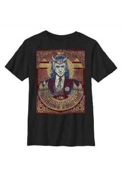 Henry Tiger Unisex MARVEL GLORIOUS PURPOSE - T-Shirt Print - Black