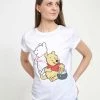Henry Tiger Damen DISNEY CLASSICS WINNIE THE POOH - POOH LINE ART - T-Shirt Print - White