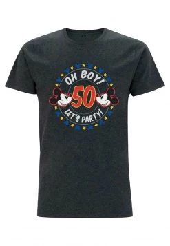 Henry Tiger DISNEY CLASSICS MICKEY CLASSIC - OH BOY MICKEY 50 - T-Shirt Print - Melange Black | Unisex -Günstiges Henry Tiger Geschäft ecb2bdb908594c39bd4b397b733e33f7