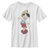 Henry Tiger Unisex DISNEY CLASSICS VINTAGE PINOCCHIO - T-Shirt Print - White