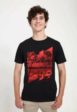 Henry Tiger PIXAR CARS 2 - LAYERED MCQUEEN - T-Shirt Print - Black | Unisex