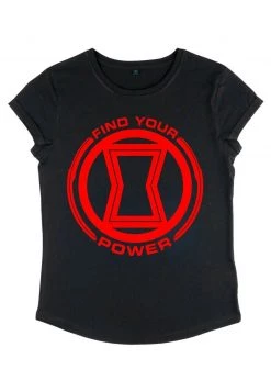 Henry Tiger Damen MARVEL AVENGERS CLASSIC - POWER OF BLACK WIDOW - T-Shirt Print - Black -Günstiges Henry Tiger Geschäft ed3f6aa6b175441f94d9518cadb17cd7