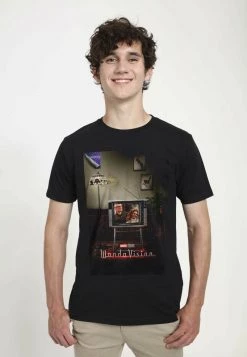 Henry Tiger MARVEL UNISEX WV POSTER 80S - T-Shirt Print - Black