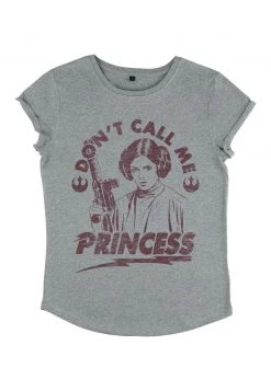 Henry Tiger Damen STAR WARS WOMEN'S TOUGH - T-Shirt Print - Melange Grey -Günstiges Henry Tiger Geschäft ed6d70dcaca141b1821a0373a503211b