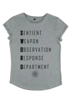 Henry Tiger MARVEL SWORD ACRONYM - T-Shirt Print - Melange Grey | Damen -Günstiges Henry Tiger Geschäft ed952ed920684237ae0bee17ac78426f