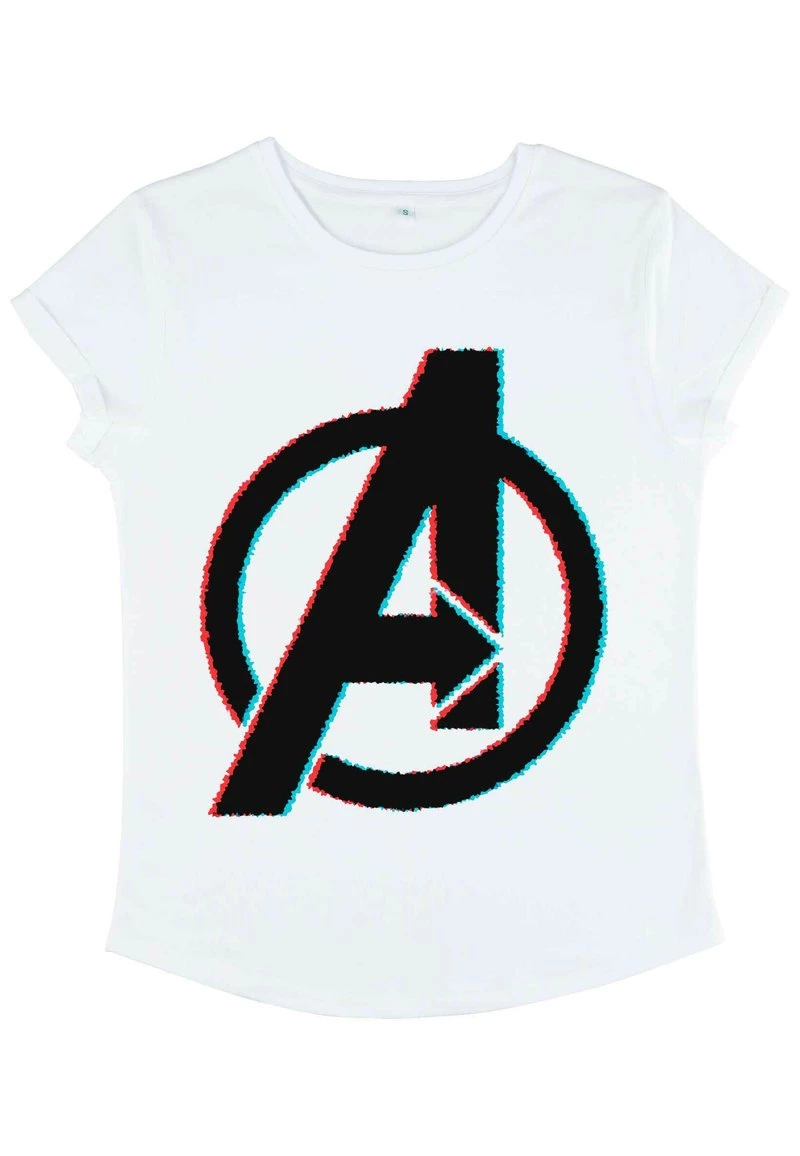 Henry Tiger Damen MARVEL AVENGERS CLASSIC - AVENGER 3D - T-Shirt Print - White 5 Henry Tiger Damen MARVEL AVENGERS CLASSIC - AVENGER 3D - T-Shirt Print - White – Bild 5