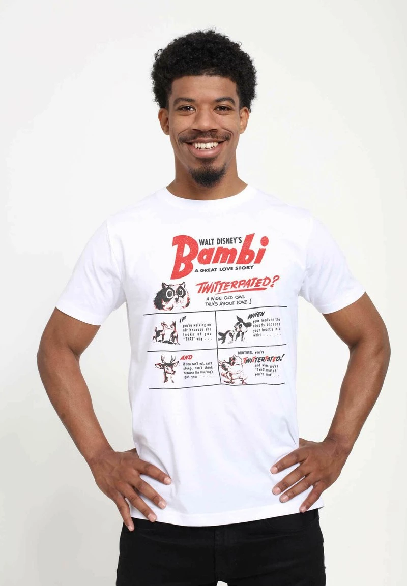 Henry Tiger DISNEY TWITTERPATED - T-Shirt Print - White | Unisex 1 Henry Tiger DISNEY TWITTERPATED - T-Shirt Print - White | Unisex