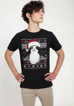 Henry Tiger STAR WARS UNISEX PORG - T-Shirt Print - Black