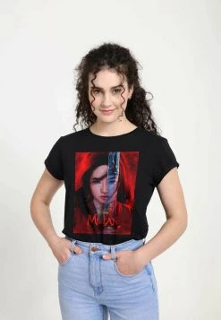 Henry Tiger Damen DISNEY MULAN: LIVE ACTION - MULAN POSTER - T-Shirt Print - Black -Günstiges Henry Tiger Geschäft ee5202d8c2a4447cb88add71967c3eba