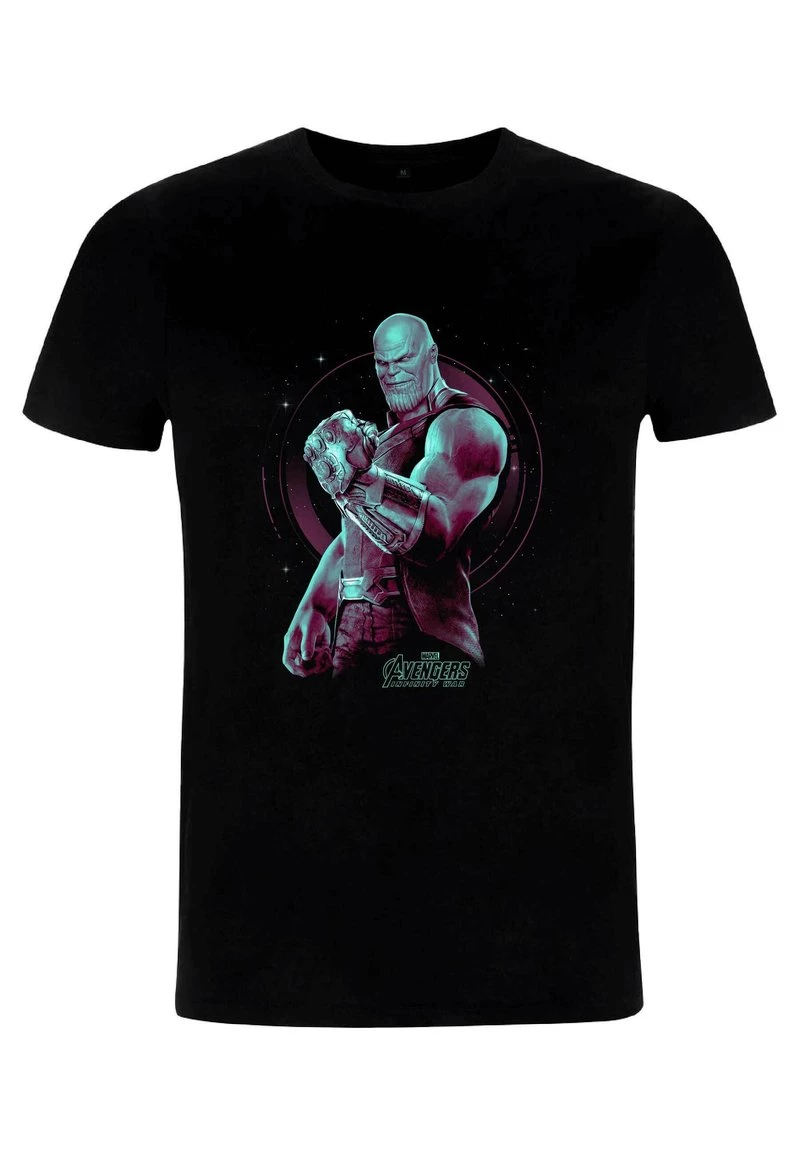 Henry Tiger Unisex MARVEL AVENGERS: INFINITY WAR - THANOS THE MAD TITAN - T-Shirt Print - Black 4 Henry Tiger Unisex MARVEL AVENGERS: INFINITY WAR - THANOS THE MAD TITAN - T-Shirt Print - Black – Bild 4