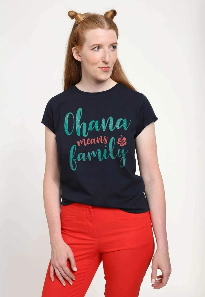 Henry Tiger Damen DISNEY CLASSICS LILO & STITCH - OHANA SCRIPT - T-Shirt Print - Navy Blue 3 Henry Tiger Damen DISNEY CLASSICS LILO & STITCH - OHANA SCRIPT - T-Shirt Print - Navy Blue – Bild 3