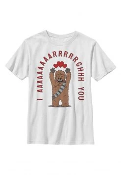 Henry Tiger Unisex STAR WARS CHEWIE ARRGGHS YOU - T-Shirt Print - White