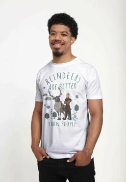 Henry Tiger DISNEY UNISEX BETTER REINDEERS - T-Shirt Print - White -Günstiges Henry Tiger Geschäft ef59f334003f4958960ae056a20bd711