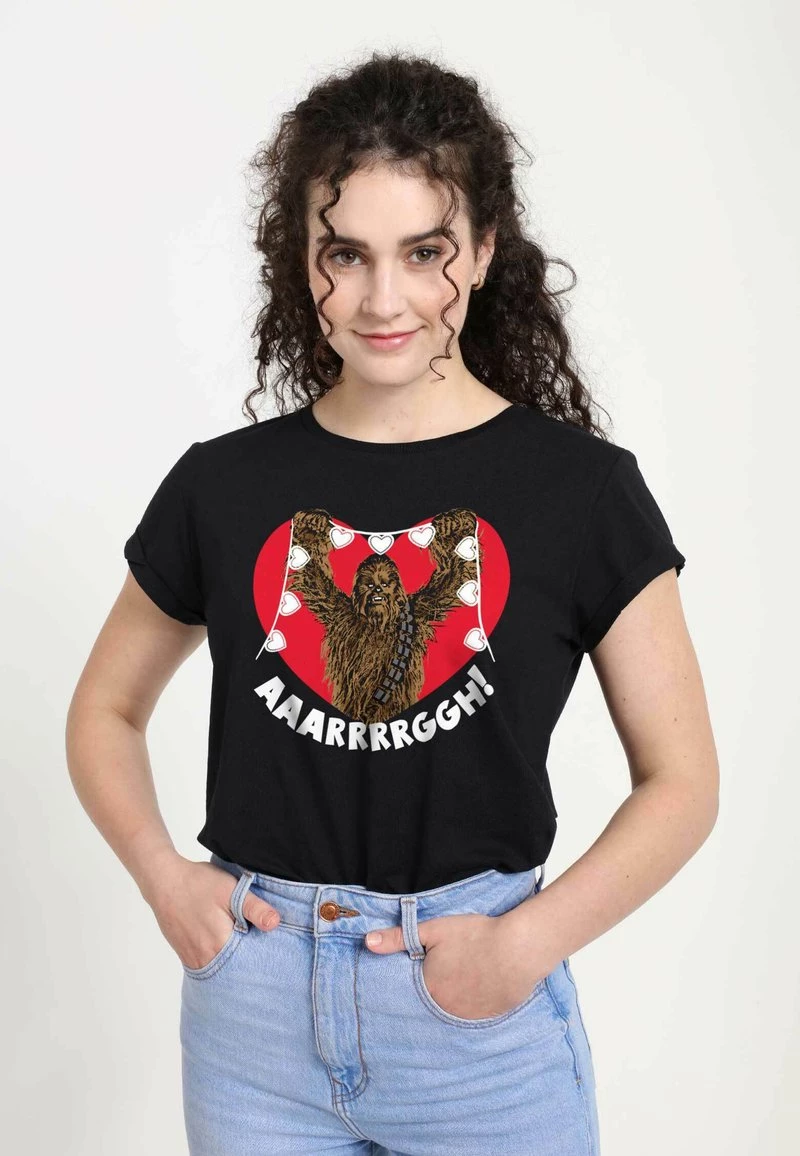 Henry Tiger Damen STAR WARS CHEWIE CRAFTING HEARTS - T-Shirt Print - Black 3 Henry Tiger Damen STAR WARS CHEWIE CRAFTING HEARTS - T-Shirt Print - Black – Bild 3