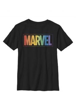 Henry Tiger Unisex MARVEL RAINBOW MARVEL KIDS - T-Shirt Print - Black
