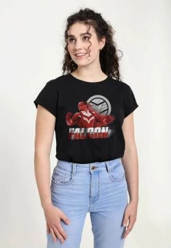 Henry Tiger Damen T-Shirt Print - Black -Günstiges Henry Tiger Geschäft efe06fd546fe452295822337674454ac