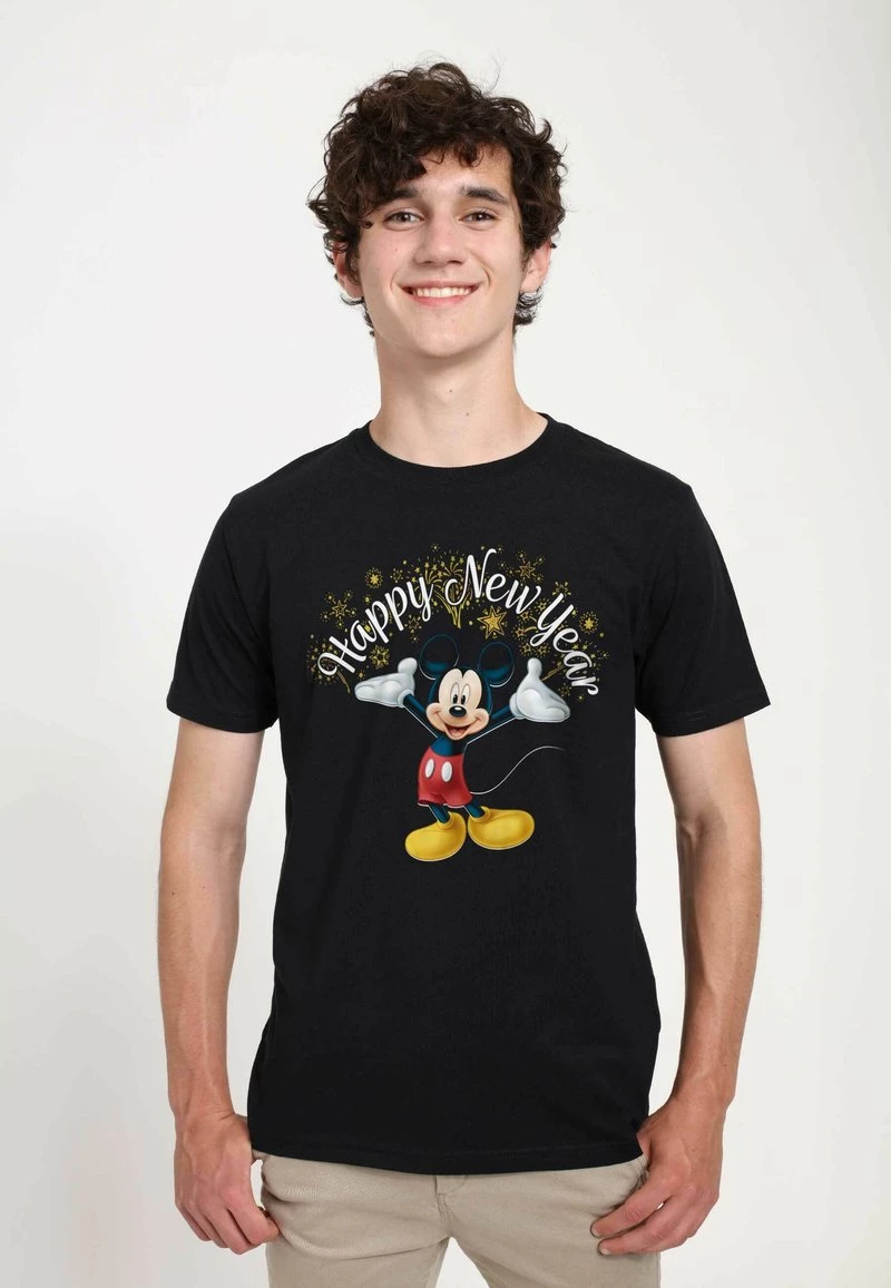 Henry Tiger DISNEY CLASSICS UNISEX MICKEY HAPPY NEW YEAR - T-Shirt Print - Black 1 Henry Tiger DISNEY CLASSICS UNISEX MICKEY HAPPY NEW YEAR - T-Shirt Print - Black