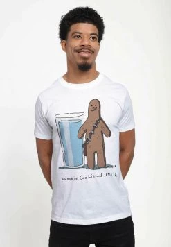 Henry Tiger Unisex STAR WARS: CLASSIC - WOOKIE COOKIES - T-Shirt Print - White -Günstiges Henry Tiger Geschäft f17e3d26d6dd481dab17d55ce17c8837