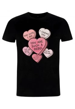 Henry Tiger STAR WARS UNISEX CANDY HEARTS - T-Shirt Print - Black -Günstiges Henry Tiger Geschäft f1afbda44a0c4ea7a5a01c53af757549