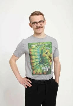 Henry Tiger PIXAR A BUG'S LIFE - CATEPILLAR POSTER - T-Shirt Print - Melange Grey | Unisex -Günstiges Henry Tiger Geschäft f20898e0b4f04b169abc92c6aae27b60