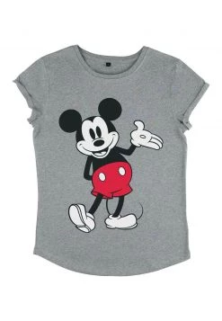 Henry Tiger DISNEY CLASSICS MICKEY CLASSIC - WORLD FAMOUS MOUSE - T-Shirt Print - Melange Grey | Damen -Günstiges Henry Tiger Geschäft f29d22bb37624ded872cbbf9b3cd9376