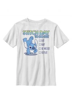 Henry Tiger Unisex DISNEY CLASSICS STITCH TO DO - T-Shirt Print - White