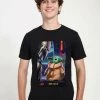 Henry Tiger Unisex STAR WARS: THE MANDALORIAN - LITTLE TRADING CARD - T-Shirt Print - Black