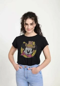 Henry Tiger DISNEY MICKEY MOUSE - T-Shirt Print - Black | Damen -Günstiges Henry Tiger Geschäft f32a03b9f00f4841ad45b277922f09c3
