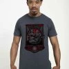 Henry Tiger STAR WARS ELITE TRAINED - T-Shirt Print - Melange Black | Herren