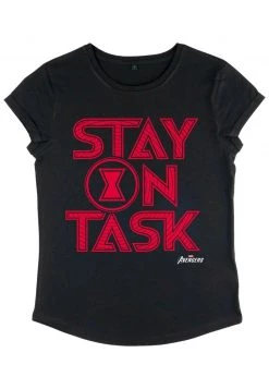 Henry Tiger MARVEL AVENGERS CLASSIC - STAY ON TASK - T-Shirt Print - Black | Damen -Günstiges Henry Tiger Geschäft f445165615d84fdca653fc89409ee364