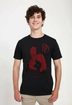 Henry Tiger Unisex MARVEL DEFENDERS - DAREDEVIL WITHIN - T-Shirt Print - Black