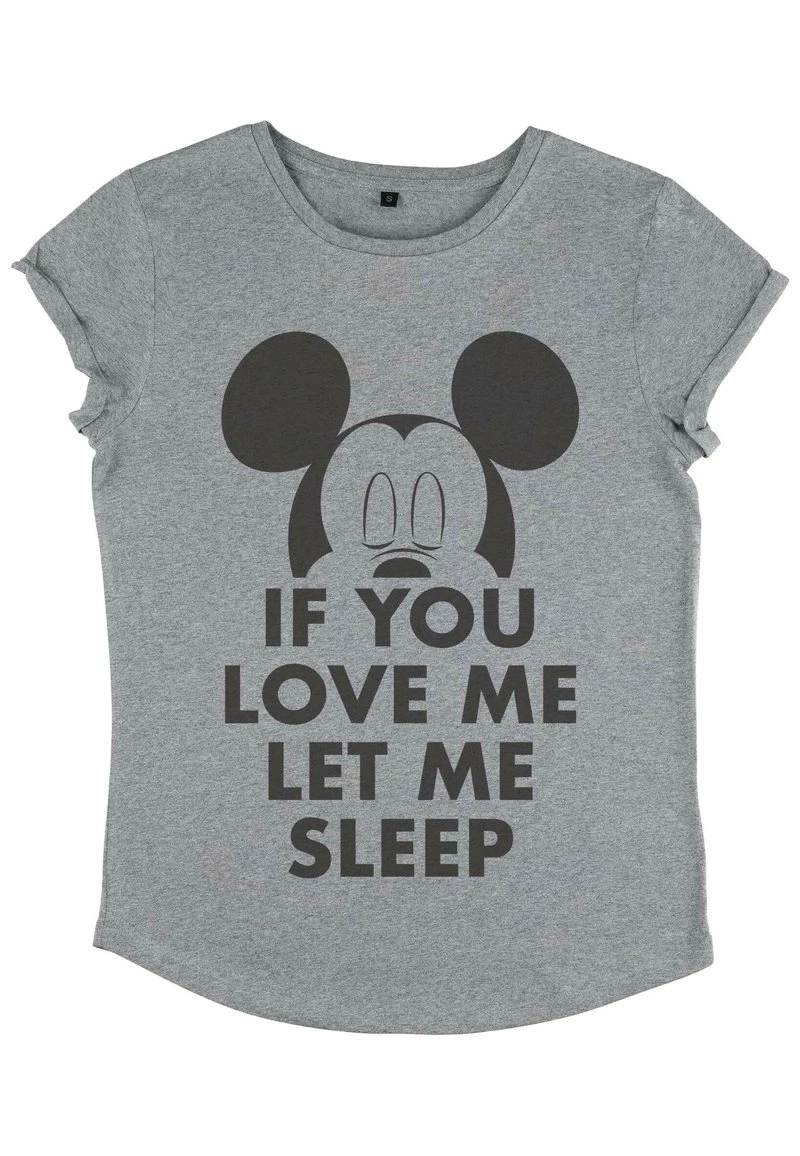 Henry Tiger Damen DISNEY CLASSICS MICKEY CLASSIC - LET ME SLEEP - T-Shirt Print - Melange Grey 2 Henry Tiger Damen DISNEY CLASSICS MICKEY CLASSIC - LET ME SLEEP - T-Shirt Print - Melange Grey – Bild 2