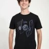Henry Tiger Unisex STAR WARS: CLASSIC - TIE REVEAL - T-Shirt Print - Black