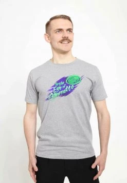 Henry Tiger MARVEL UNISEX AGAMOTTO POWER - T-Shirt Print - Melange Grey