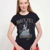 Henry Tiger Damen DISNEY TILL WE BYE - T-Shirt Print - Navy Blue