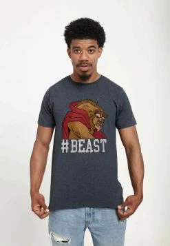 Henry Tiger DISNEY UNISEX BEAST - T-Shirt Print - Melange Black -Günstiges Henry Tiger Geschäft f5f84c59247f4418a7be7b842c0afa7c