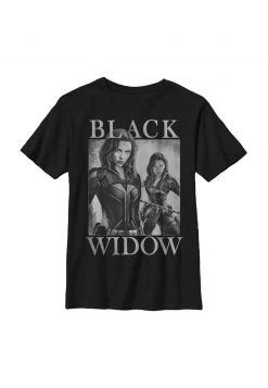 Henry Tiger MARVEL TWO WIDOWS MIRROR - T-Shirt Print - Black | Unisex
