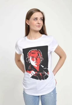 Henry Tiger Damen MARVEL BLACK WIDOW: MOVIE - WIDOW PORTRAIT - T-Shirt Print - White 9 Henry Tiger Damen MARVEL BLACK WIDOW: MOVIE - WIDOW PORTRAIT - T-Shirt Print - White -Günstiges Henry Tiger Geschäft f66a70634d4c4131a2e9442fe577c95c