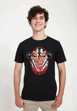 Henry Tiger Unisex DISNEY WRECK-IT RALPH 2 - NO PAIN NO GAIN - T-Shirt Print - Black