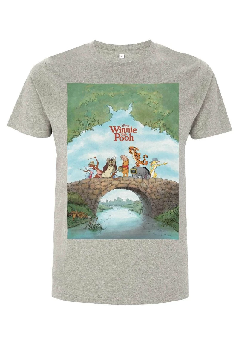 Henry Tiger Unisex DISNEY CLASSICS WINNIE THE POOH - POOH POSTER - T-Shirt Print - Melange Grey 4 Henry Tiger Unisex DISNEY CLASSICS WINNIE THE POOH - POOH POSTER - T-Shirt Print - Melange Grey – Bild 4