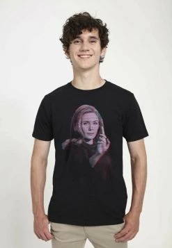 Henry Tiger MARVEL UNISEX WANDA VIDEO GLITCH OVERLAY - T-Shirt Print - Black