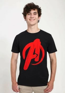 Henry Tiger Unisex MARVEL AVENGERS CLASSIC - AVENGER PAINT - T-Shirt Print - Black -Günstiges Henry Tiger Geschäft f6e0076053294f34b79552e0324f64f2