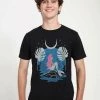 Henry Tiger DISNEY THE LITTLE MERMAID - CELESTIAL ARIEL - T-Shirt Print - Black | Unisex