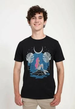 Henry Tiger DISNEY THE LITTLE MERMAID - CELESTIAL ARIEL - T-Shirt Print - Black | Unisex